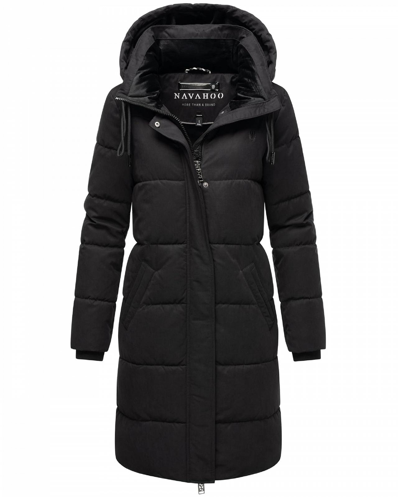 Пальто Navahoo Winter Dance 14, стьобане, зимове, тепле, з високим коміром і знімним капюшоном, фото №4