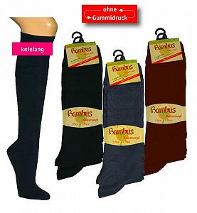 Гольфы до колена Health Bamboo Мягкие CH-468 Черный Серый Коричневый 3 пары synthetic.ua - Фото 1