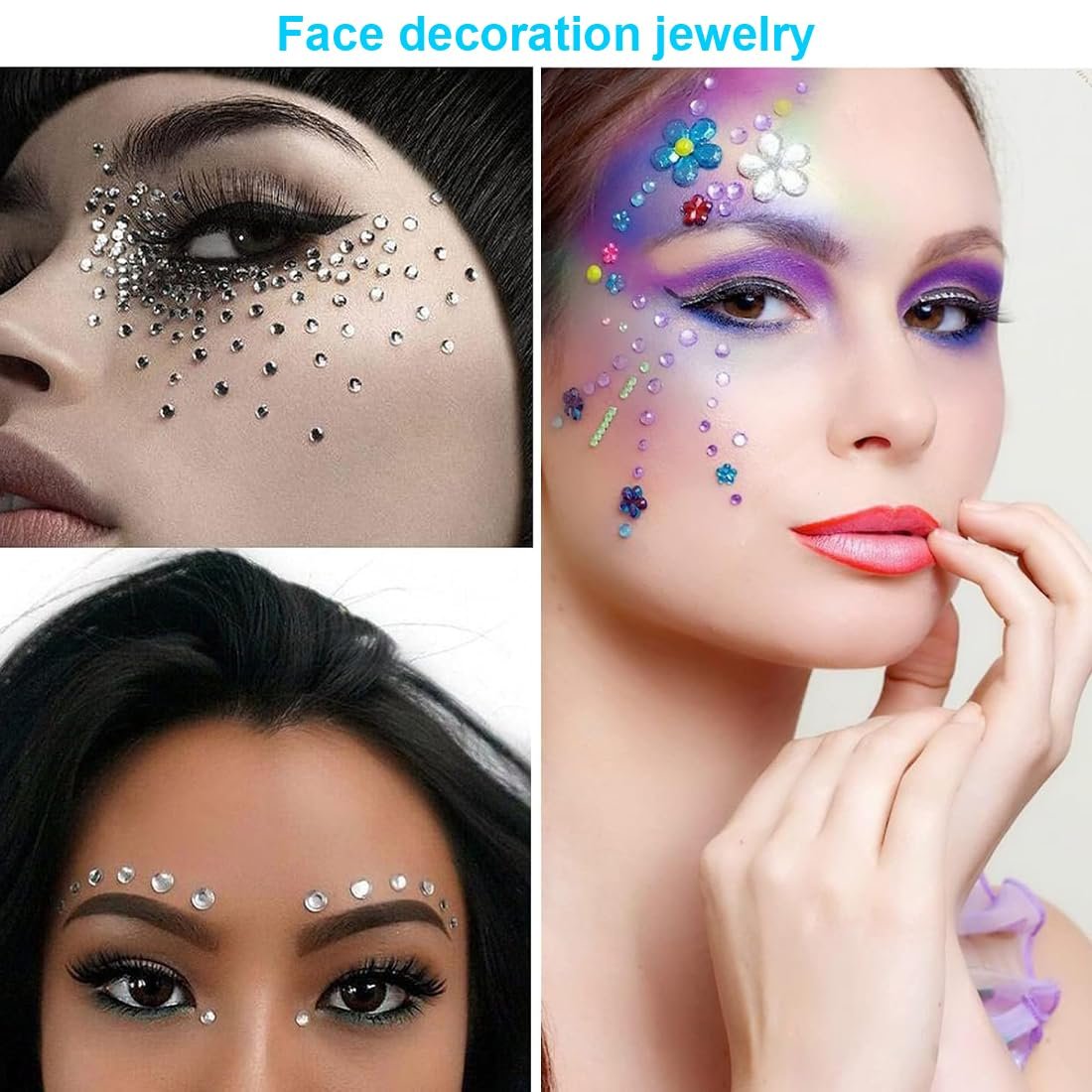 Стрази Самоклеючі YOYEAH 2184 шт14 кольорів, фото №4