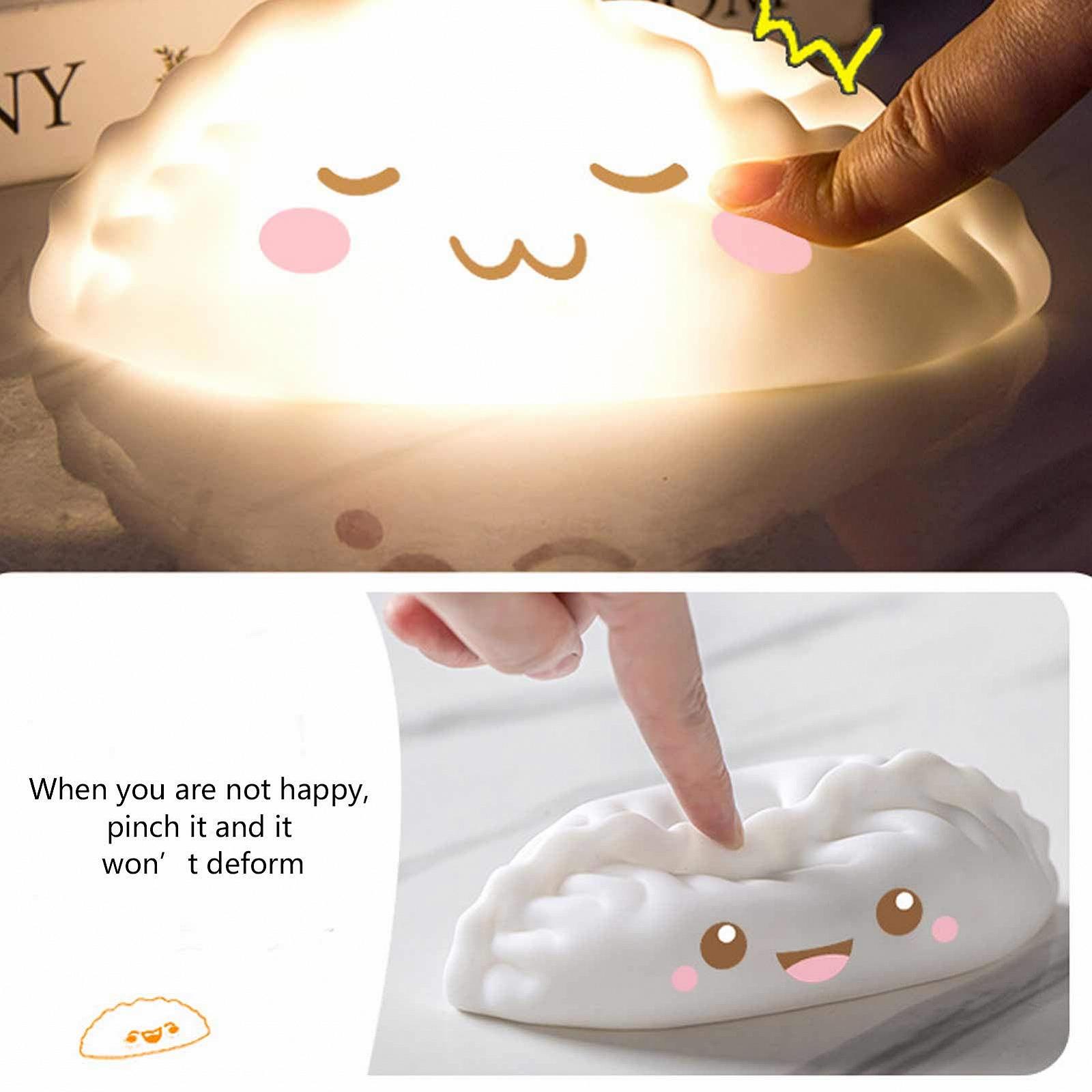Ночник HERCHR Cute Dumpling Lamp Силиконовый, фото №3