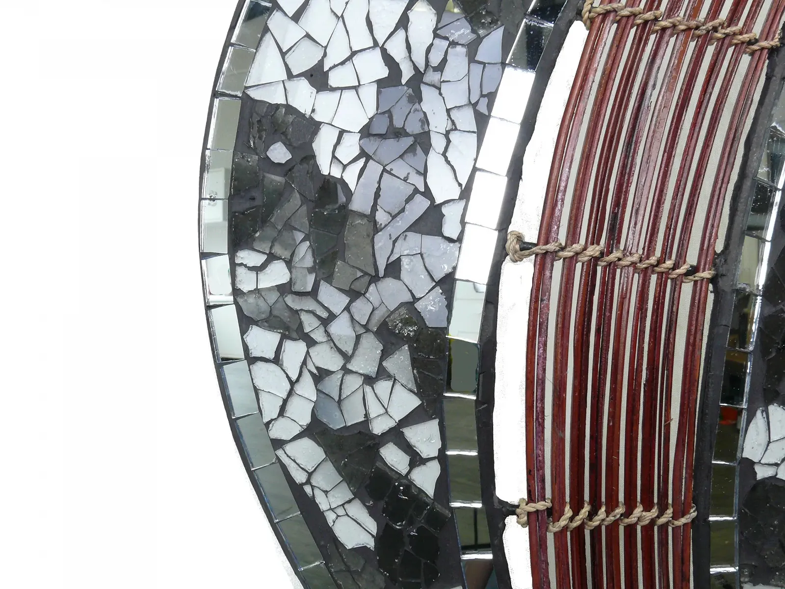 Настільна лампа PIA Oval Natural Material 40 см, фото №2