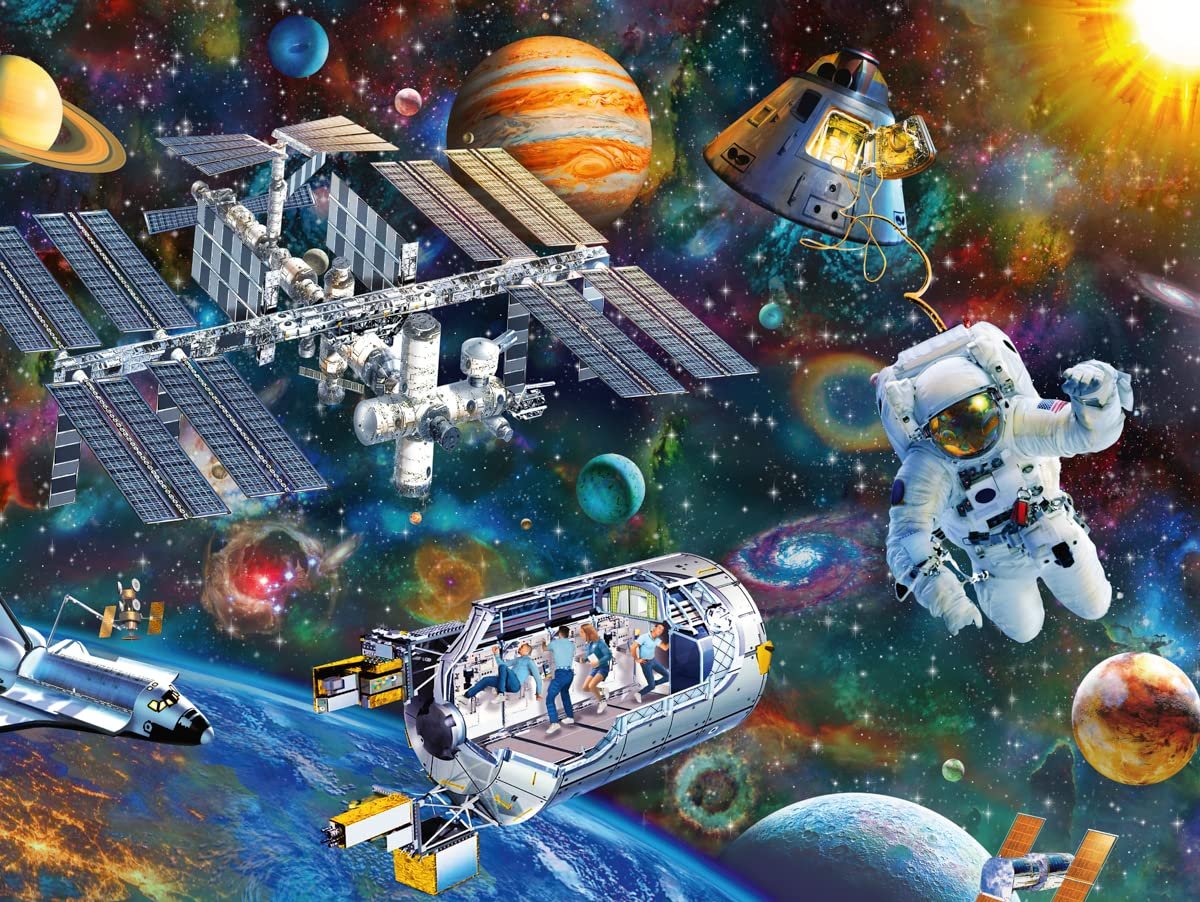 Дитячий пазл Ravensburger 12692 Expedition Space 200 XXL елементів, фото №1