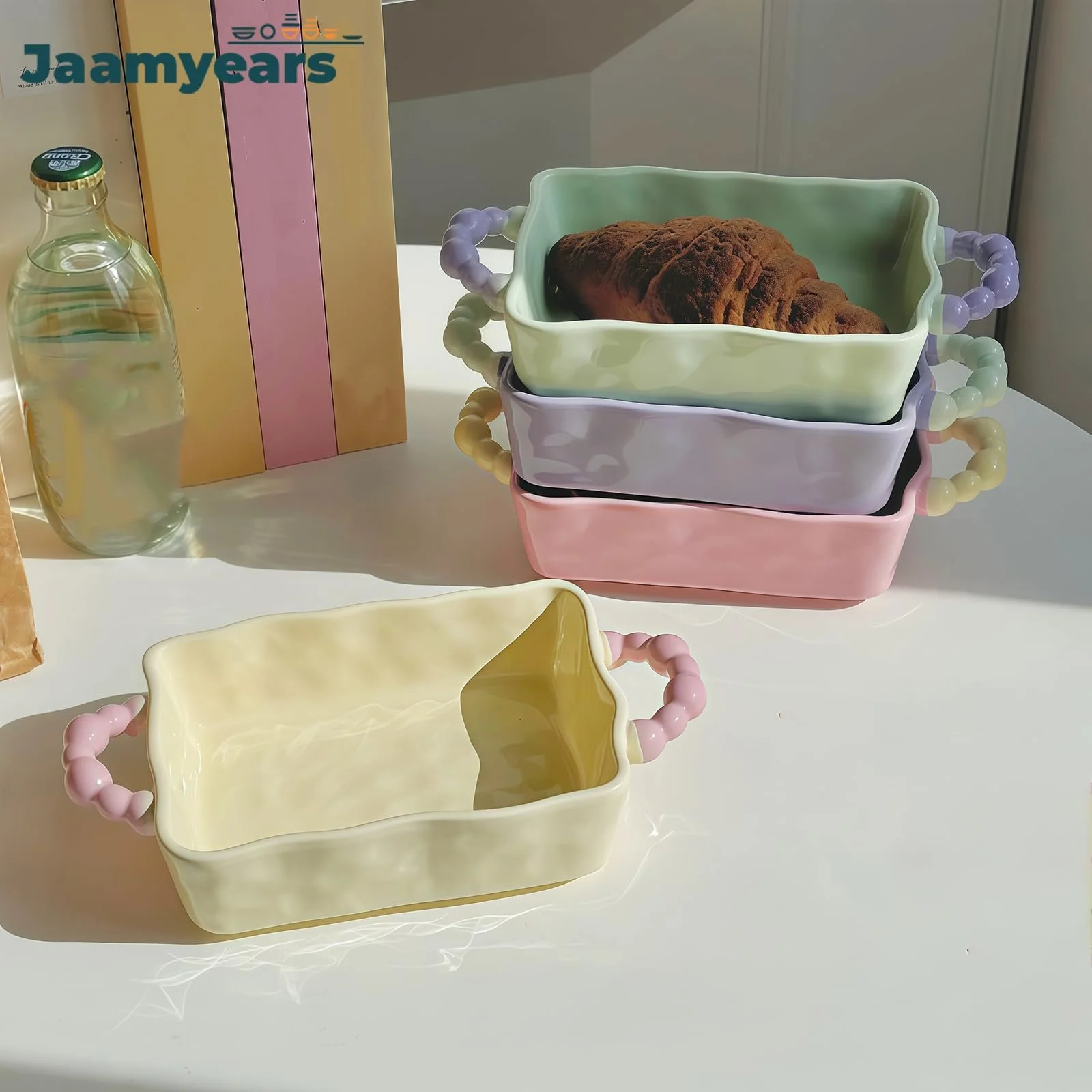 Форма для запікання керамічна прямокутна 700 мл для лазаньї, фото №5