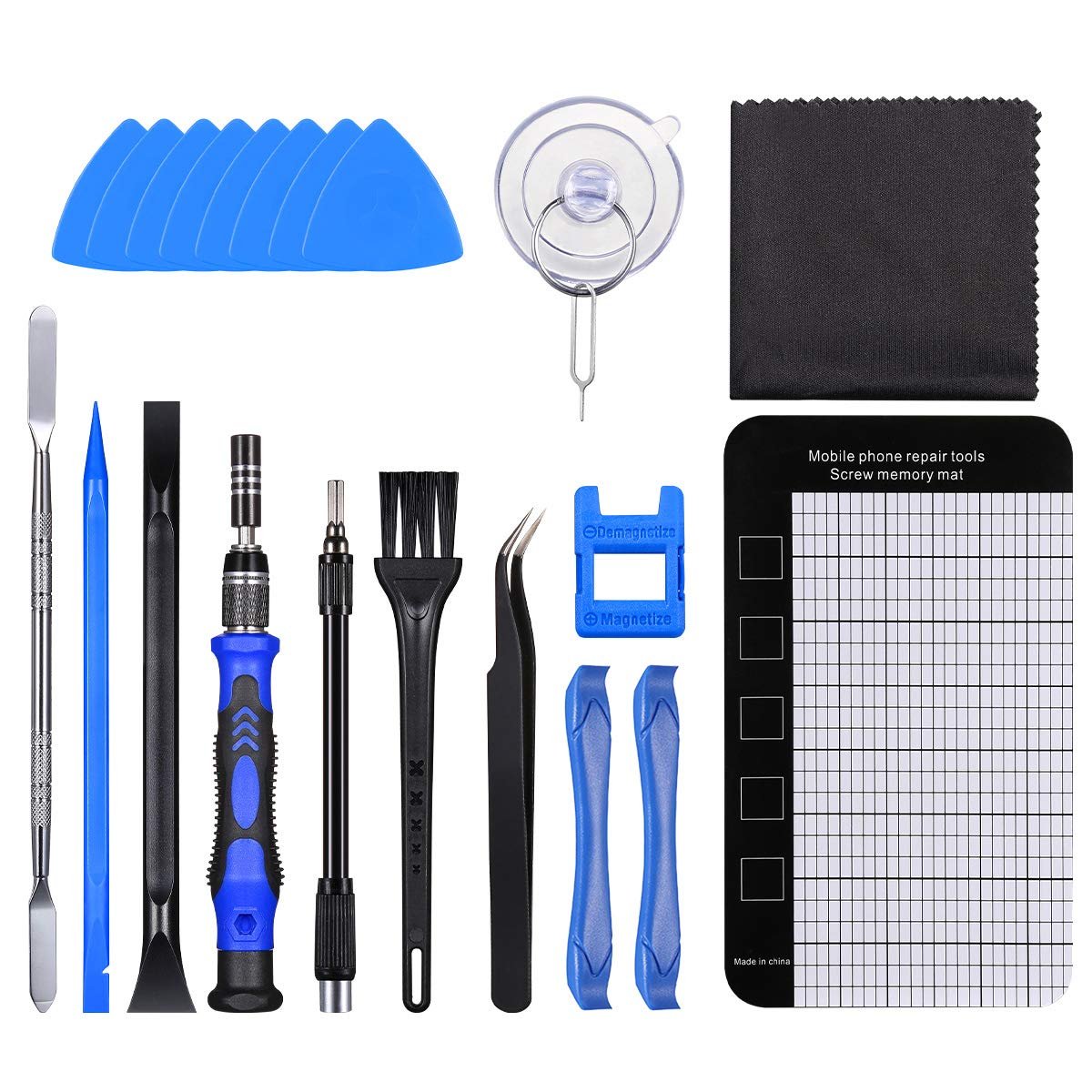 Набір викруток Oria 86-в-1 Precision з 56-бітним магнітним комплектом електронний інструмент, фото №5 Набір викруток Oria 86-в-1 Precision з 56-бітним магнітним комплектом електронний інструмент, фото №5