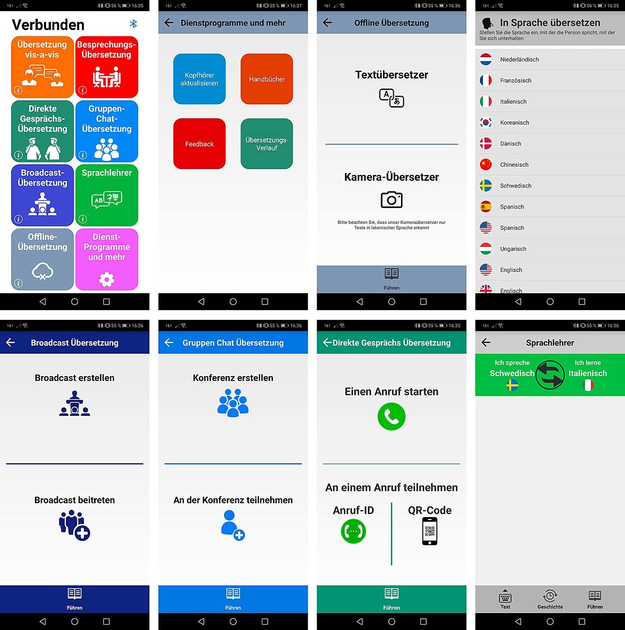 Перекладач голосу Callstel 2-в-1: Бездротова моно гарнітура-перекладач з підтримкою Bluetooth та додатком, фото №5