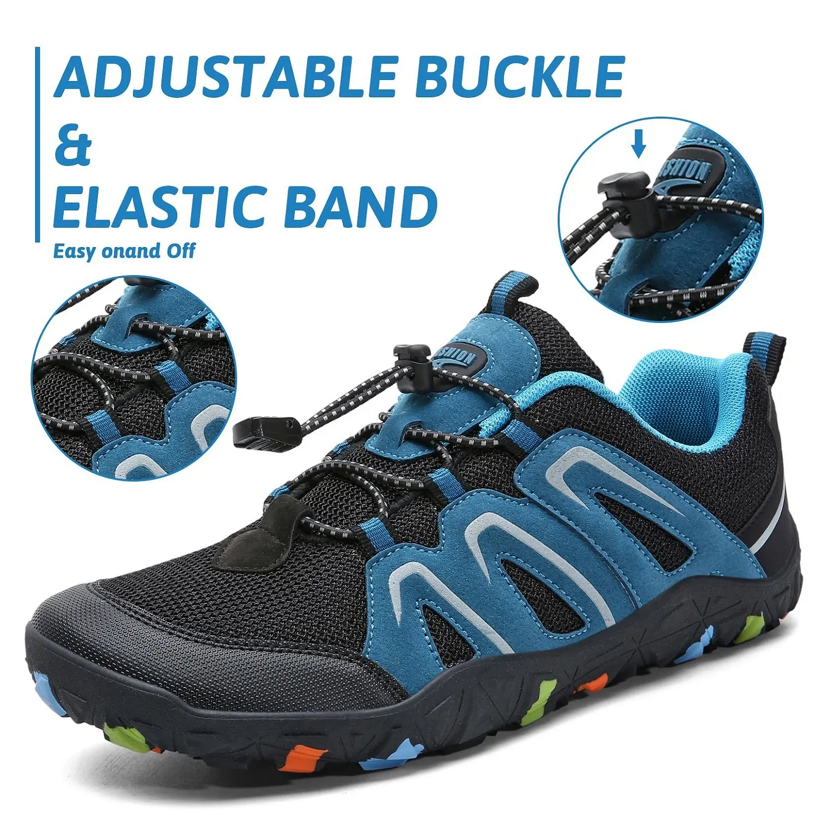 Трекинговые ботинки Littleplum для мальчиков, детские ботинки для босоног, дышащие, нескользящие, для активного отдыха, для трейлраннинга, фото №4