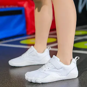 Унисекс детская Кроссовки для широкой стопы мальчикам и девочкам, дышащие легкие кроссовки для бега, мягкие нескользящие Кроссовки для походов, спортивные кроссовки на липучках, размер 24-38 synthetic.ua - Фото 1