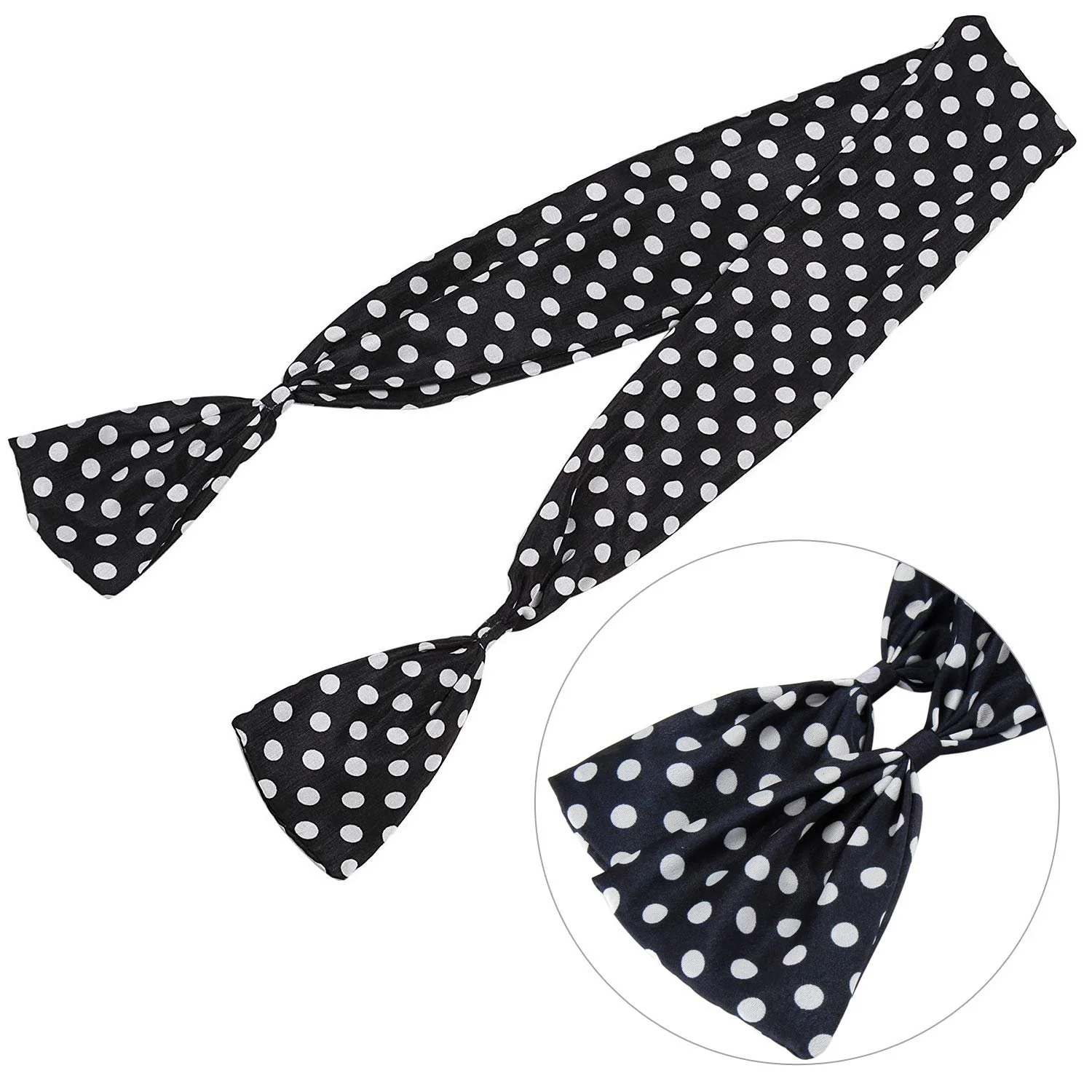 Повязка Узел, в горошек, фото №6