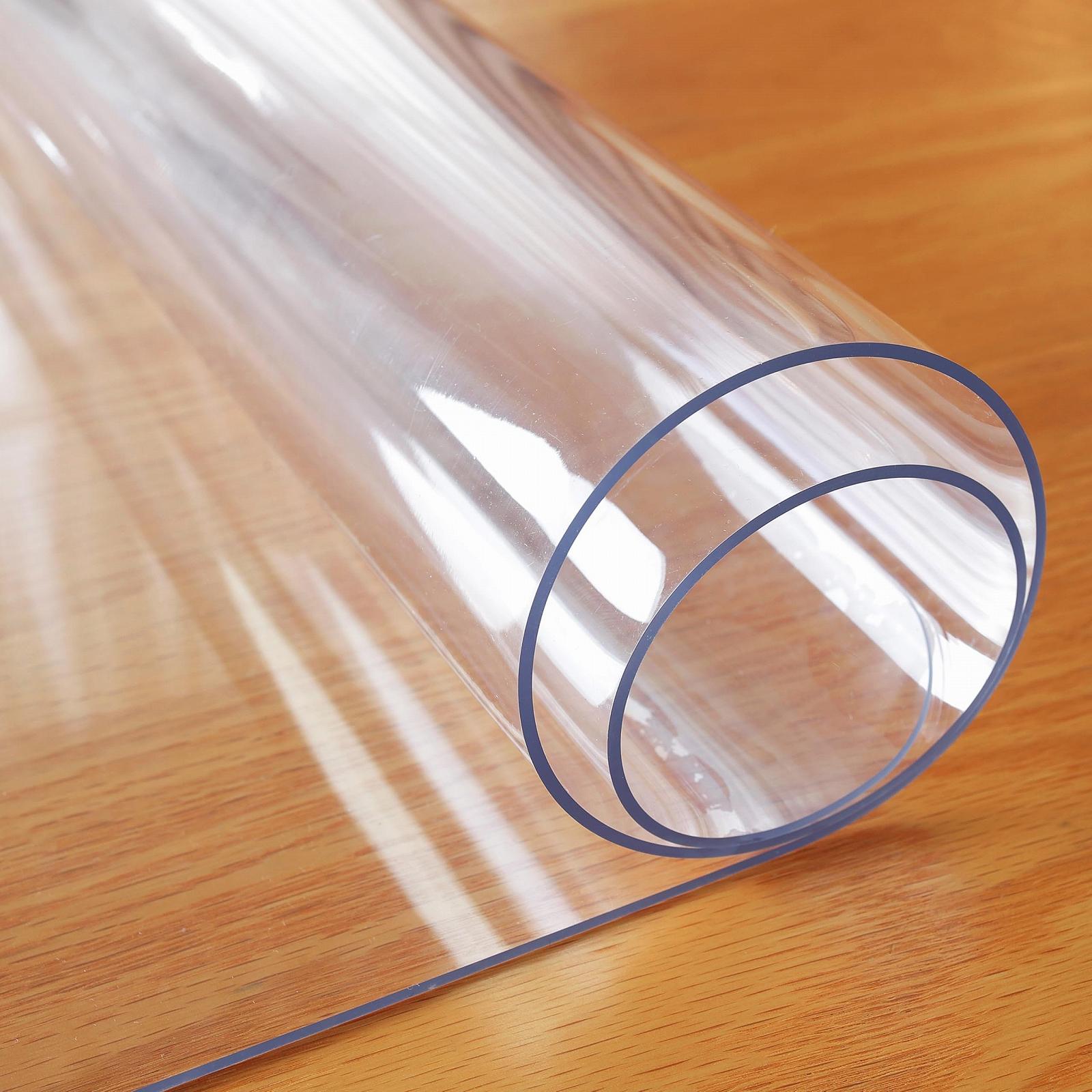 Захисна плівка для столу OstepDecor 1.5 мм 70 x 110 см прозора PVC кришталево чиста, фото №8