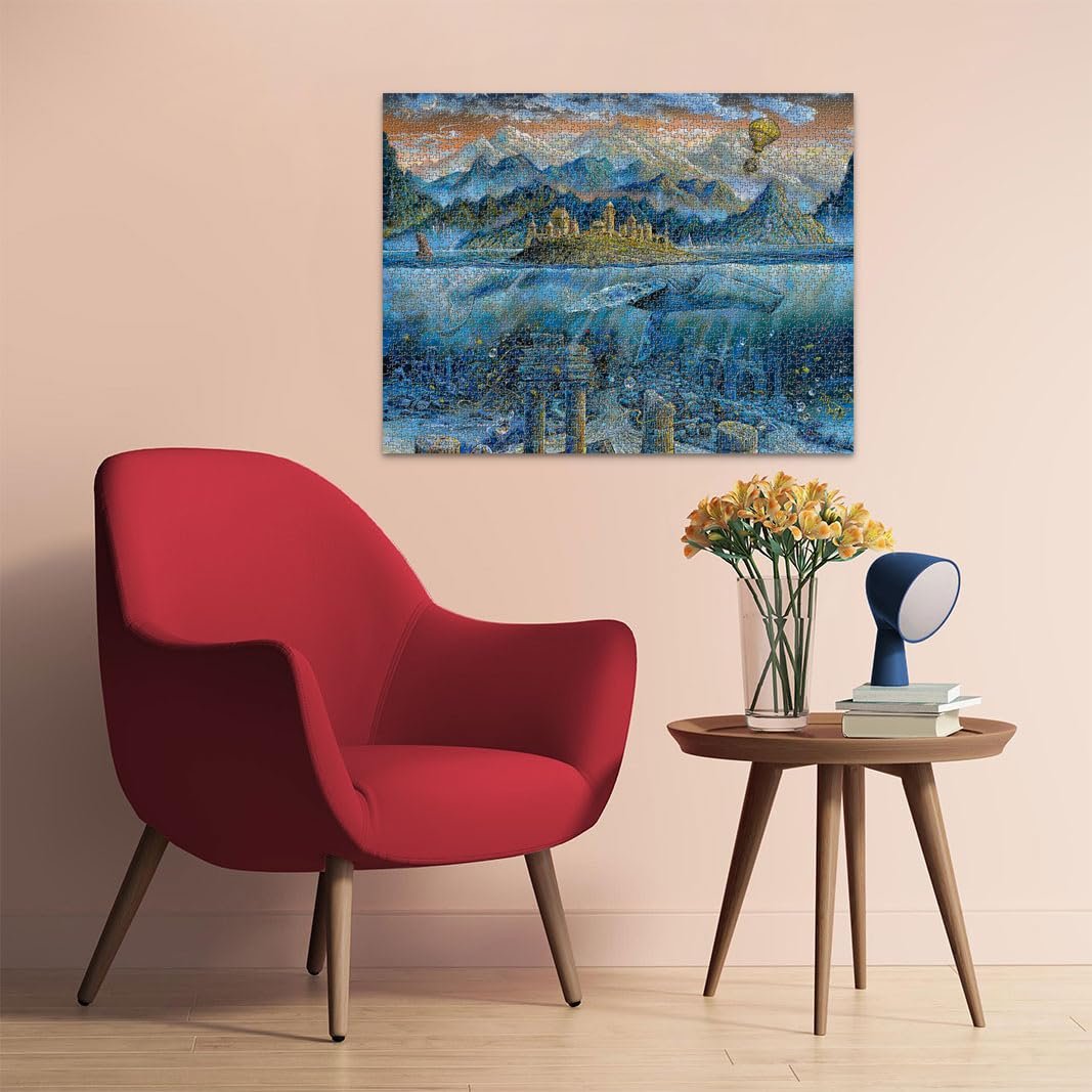 Пазл Ravensburger 16464 Sage Baleine Whale 2000 деталей Серый, фото №3 Пазл Ravensburger 16464 Sage Baleine Whale 2000 деталей Серый, фото №3