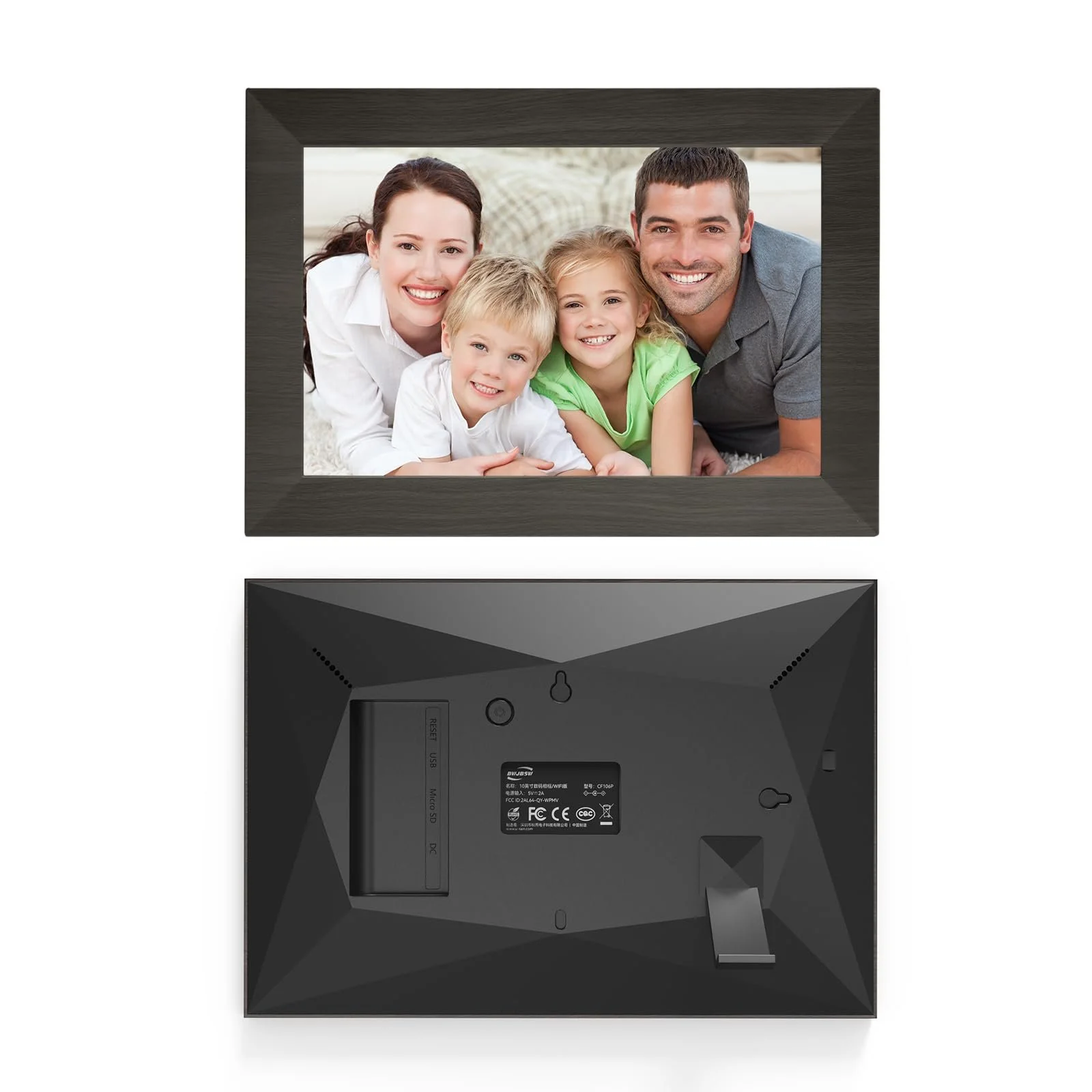 Цифровая фоторамка BWJBSW 10 дюймов WiFi 32 ГБ IPS Touchscreen Auto-Rotate, фото №14