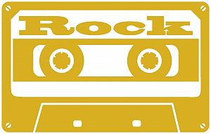 Наклейка на стіну Rock Cassette Wall Art Sticker - Фото 1