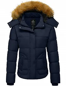 Жіноча зимова куртка Wantdo Вітрозахисна утеплена - Фото 1