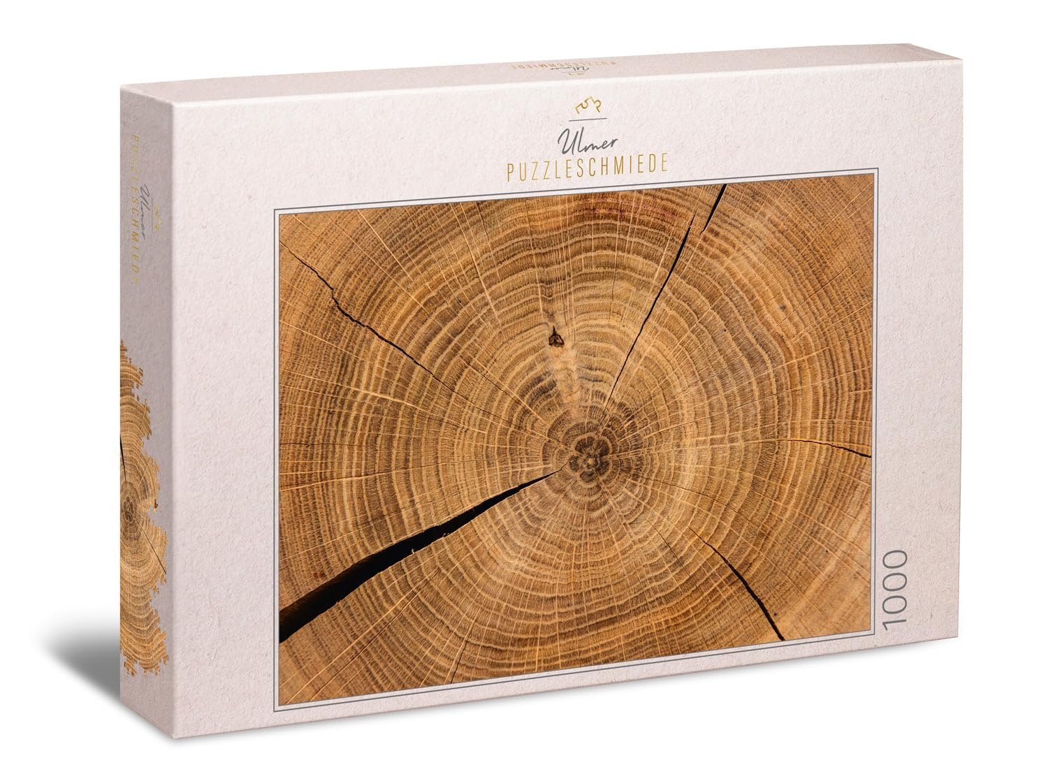 Пазл Ulmer Puzzleschmiede Wooden Chronicle Годовые кольца на дереве 1000 деталей, фото №1 Пазл Ulmer Puzzleschmiede Wooden Chronicle Годовые кольца на дереве 1000 деталей, фото №1