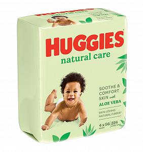 Влажные салфетки Huggies Natural Care Алоэ Вера 672 шт synthetic.ua - Фото 1