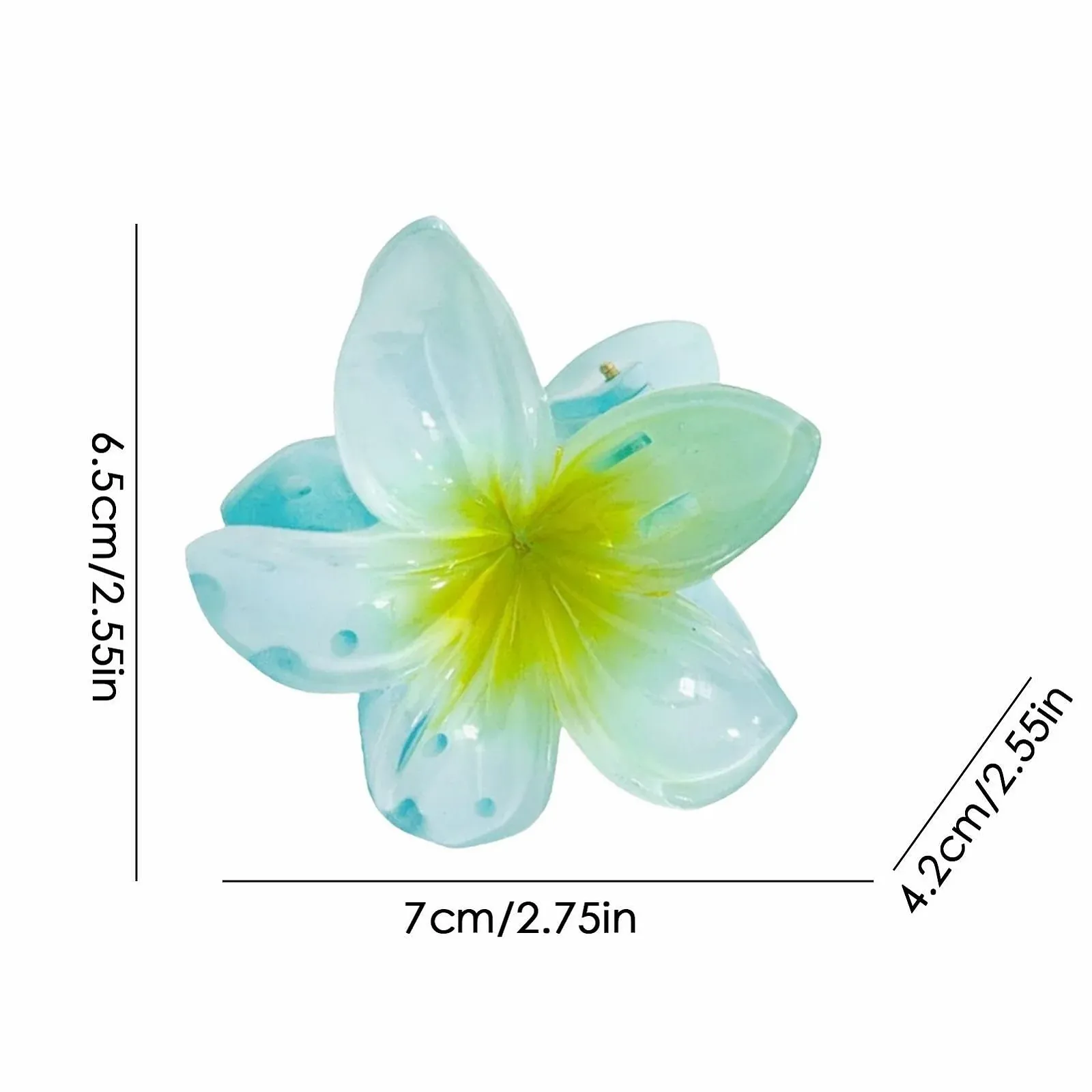 Заколка для волос Клешня Цветок Большой Цветочный Нескользящий Разноцветный, фото №2 Заколка для волос Клешня Цветок Большой Цветочный Нескользящий Разноцветный, фото №2