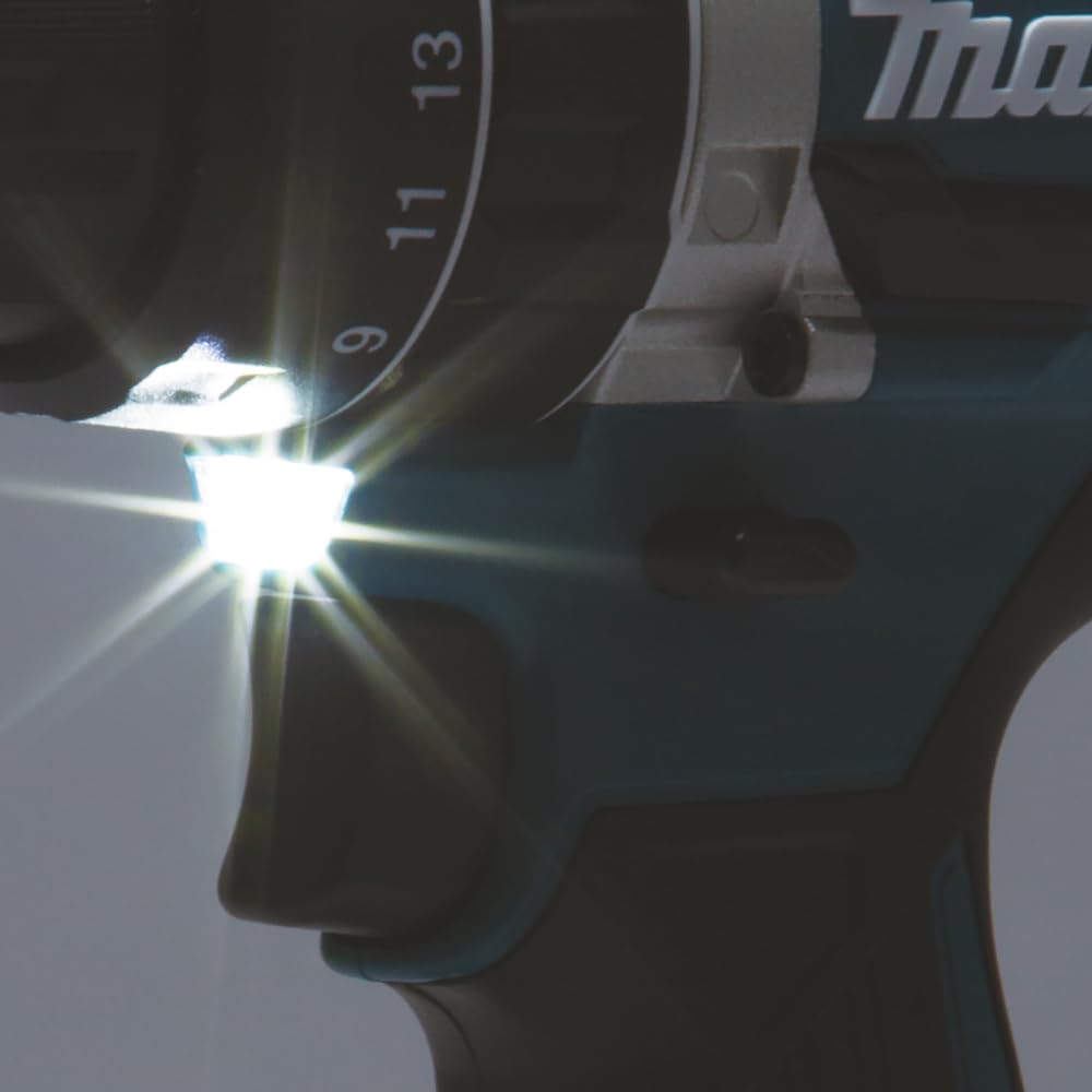 Отвёртка Makita DHP484RTJ Аккумуляторная Ударная 18 В/5,0 А·ч, 2 Аккумулятора, Зарядное в MAKPAC 450 Вт, 18 В, Синий, Серебряный, фото №6