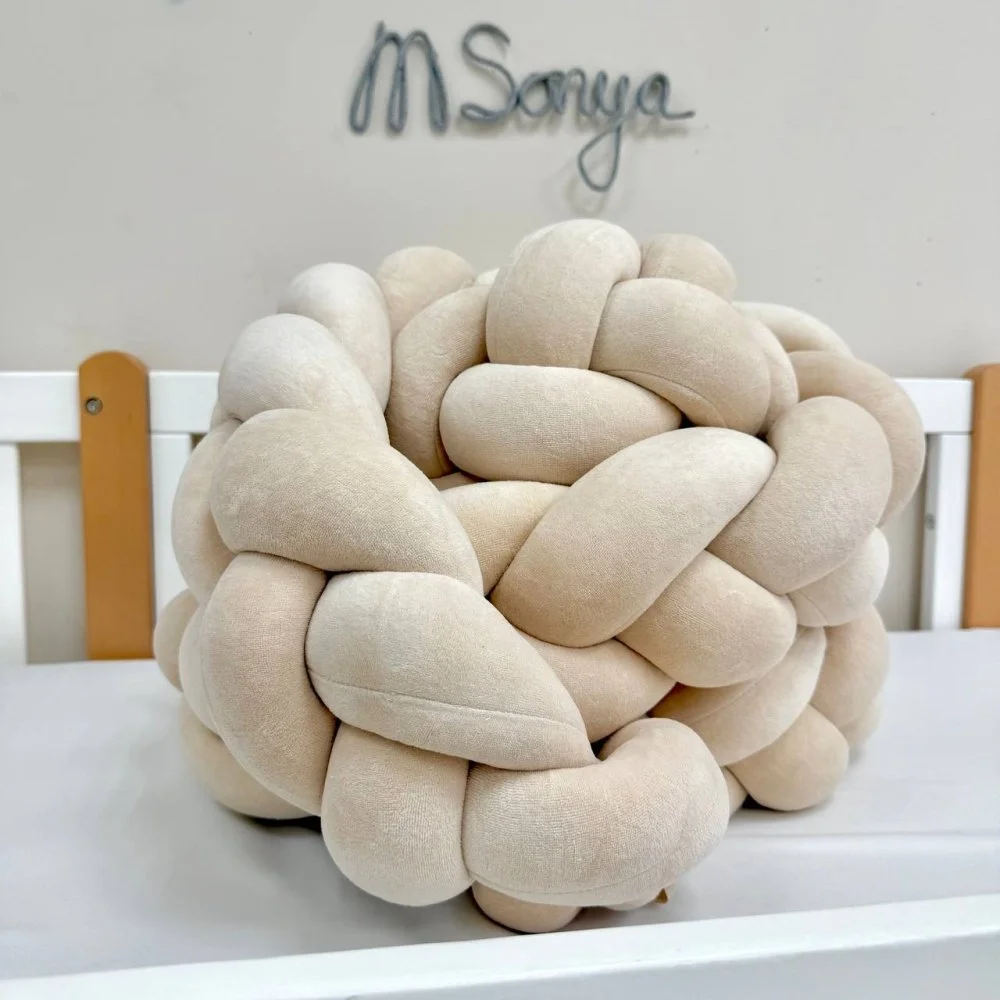 Бортик-коса крем 3,6 м на всі сторони ліжечка, фото №4 Бортик-коса крем 3,6 м на всі сторони ліжечка, фото №4