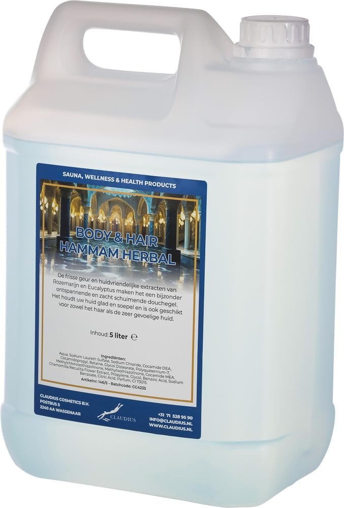 Гель для душу та шампунь Hammam Herbal 2 в 1 5 л, фото №1