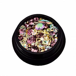 Набір для прикрас для нігтів, бісер, блискучі кристали synthetic.ua - Фото 1