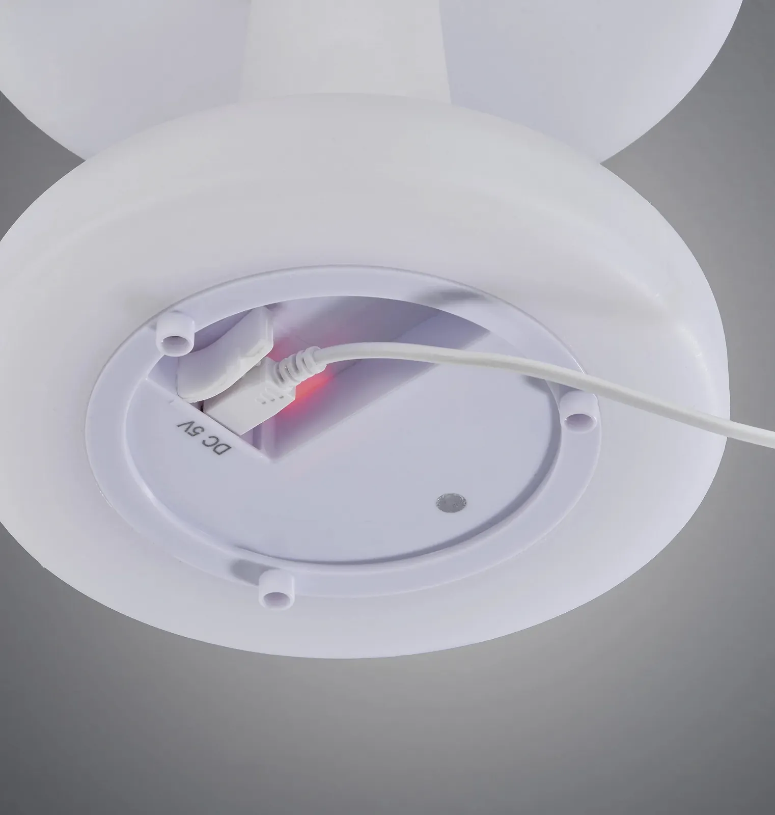 Настільна лампа FHL easy! Barletta вулична, 1 x LED 2.0 Ват, сенсорний димер, плавне регулювання яскравості, RGBW, біла, фото №5