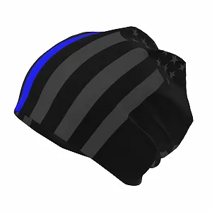 Шапка LOUJIN Група Thin Blue Line Slouchy Teens В'язана Шапка для Хлопчиків, One Size synthetic.ua - Фото 1