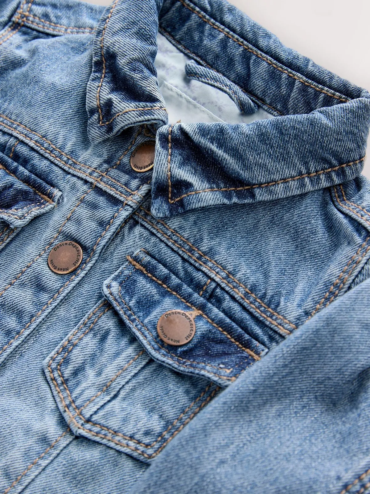 Джинсова куртка next для дівчаток, фото №8