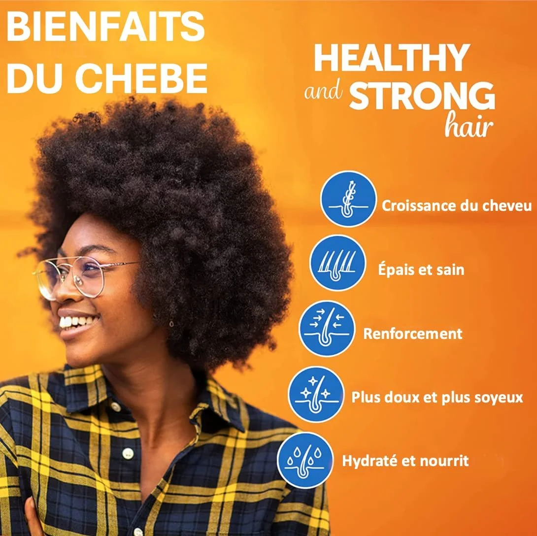 Порошок Chebbe Cosm'Ethics 100% натуральний, прискорює ріст та живить волосся, фото №2 Порошок Chebbe Cosm'Ethics 100% натуральний, прискорює ріст та живить волосся, фото №2