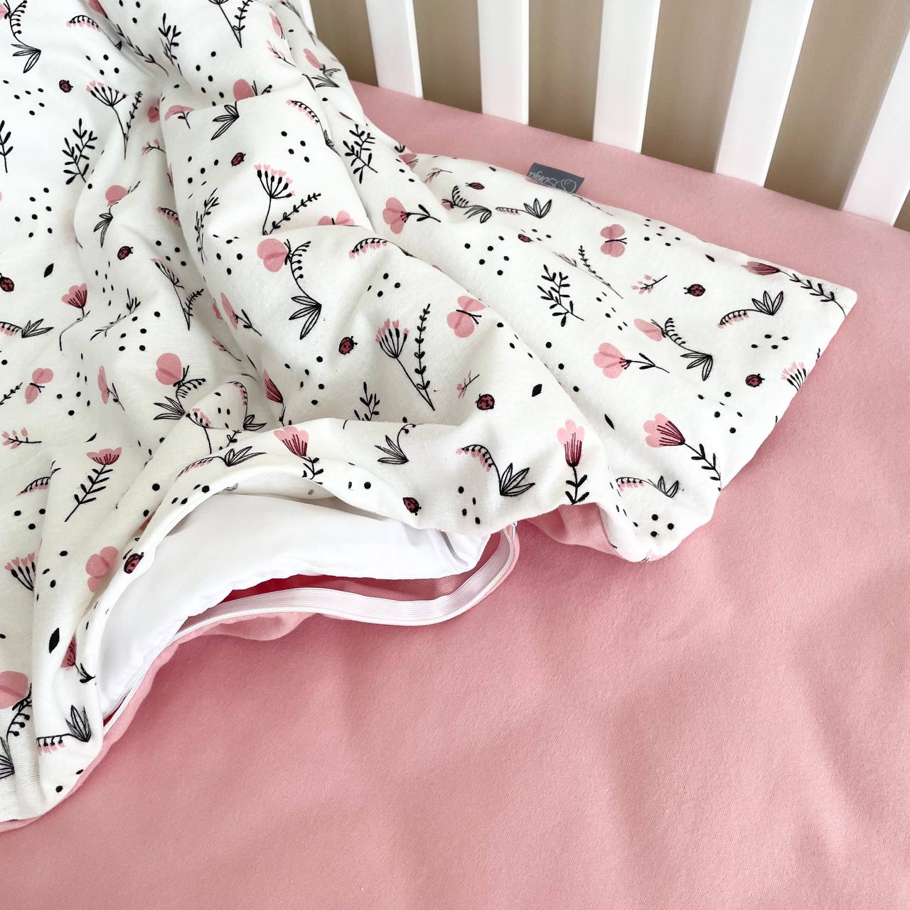 Детский постельный комплект Постіль у ліжечко 3 пр. фланель Квіти (ТВ02404), фото №4