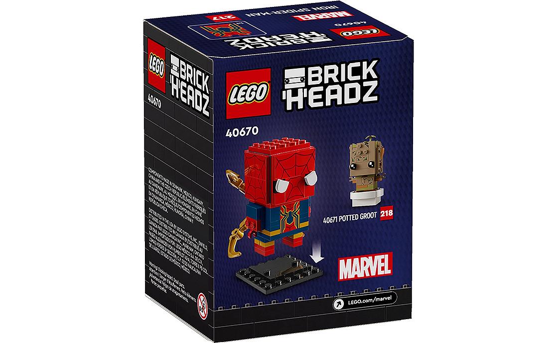 Дитячий конструктор LEGO Brick Headz Залізна Людина-павук (40670), фото №3
