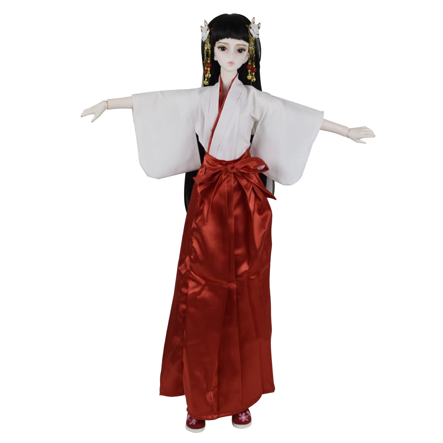 Кукла EVA BJD Japanese Witches Girl 1/3 62 см Кимоно, фото №5