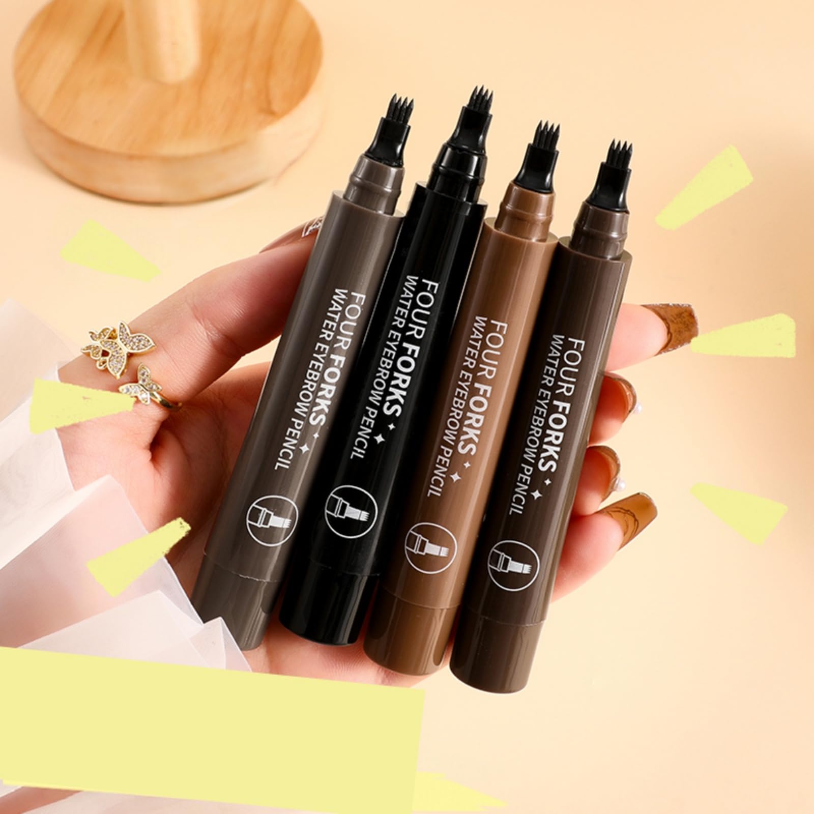 Жидкий карандаш для бровей Wasserfest 4-Punkt, фото №6 Жидкий карандаш для бровей Wasserfest 4-Punkt, фото №6