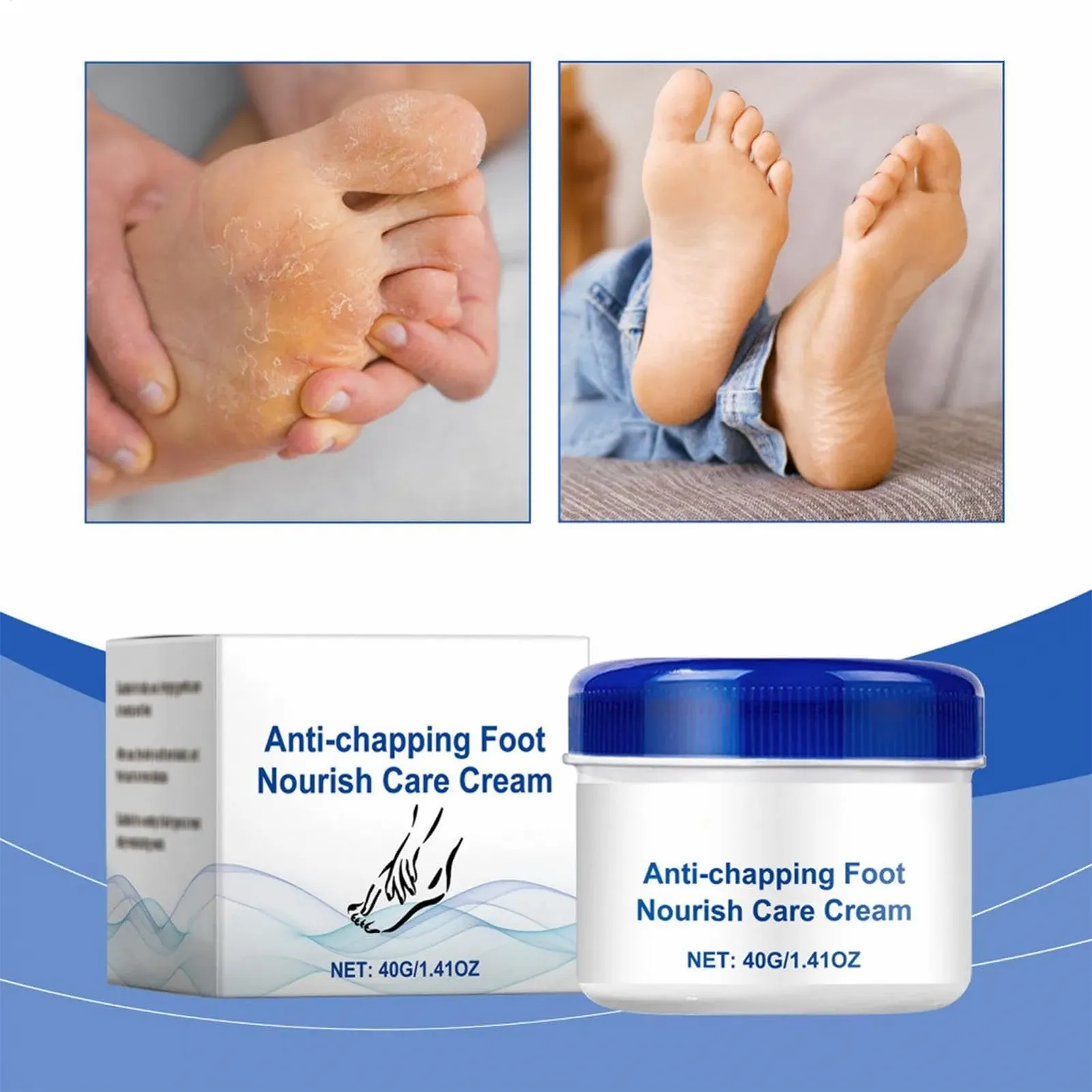 Крем-бальзам для ног Foot Repair Balm увлажняющий для сухих и потрескавшихся пяток, фото №8