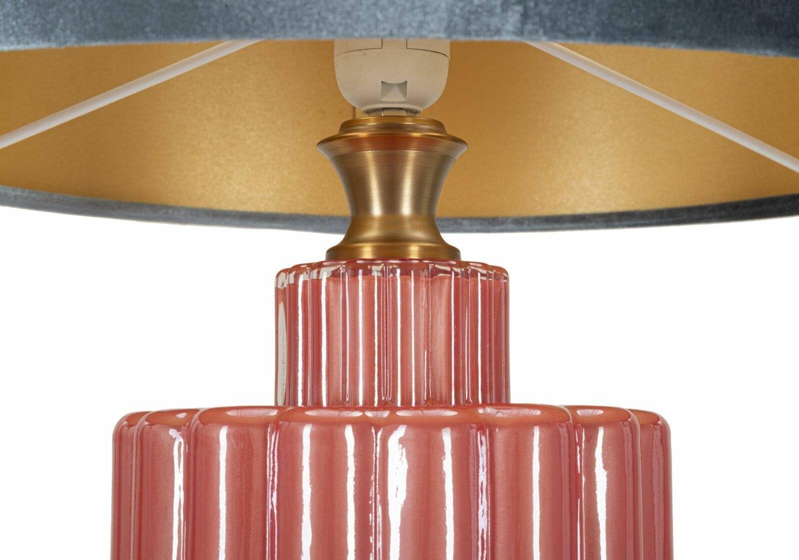 Настільна лампа Dmora Wainuiomata E53 червоний абажур, фото №6