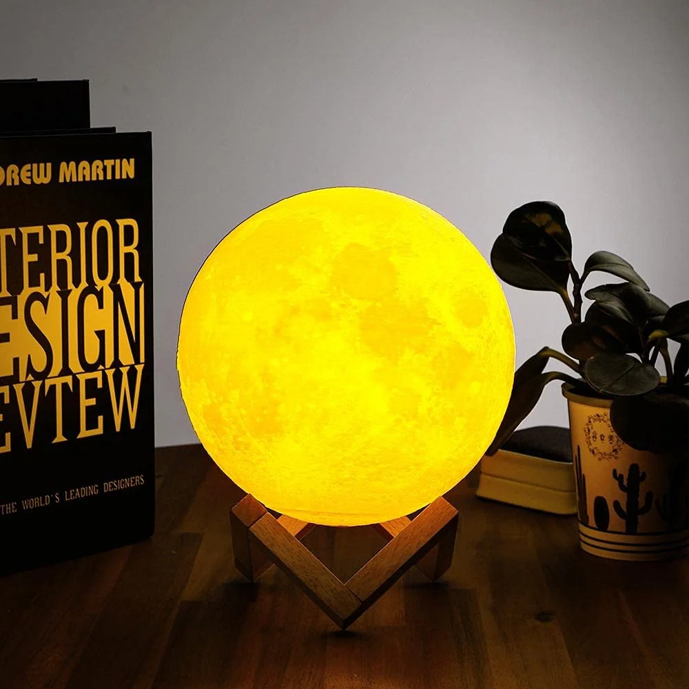 Настільна лампа BAKAJI Moon Shape LED 18 см, фото №6
