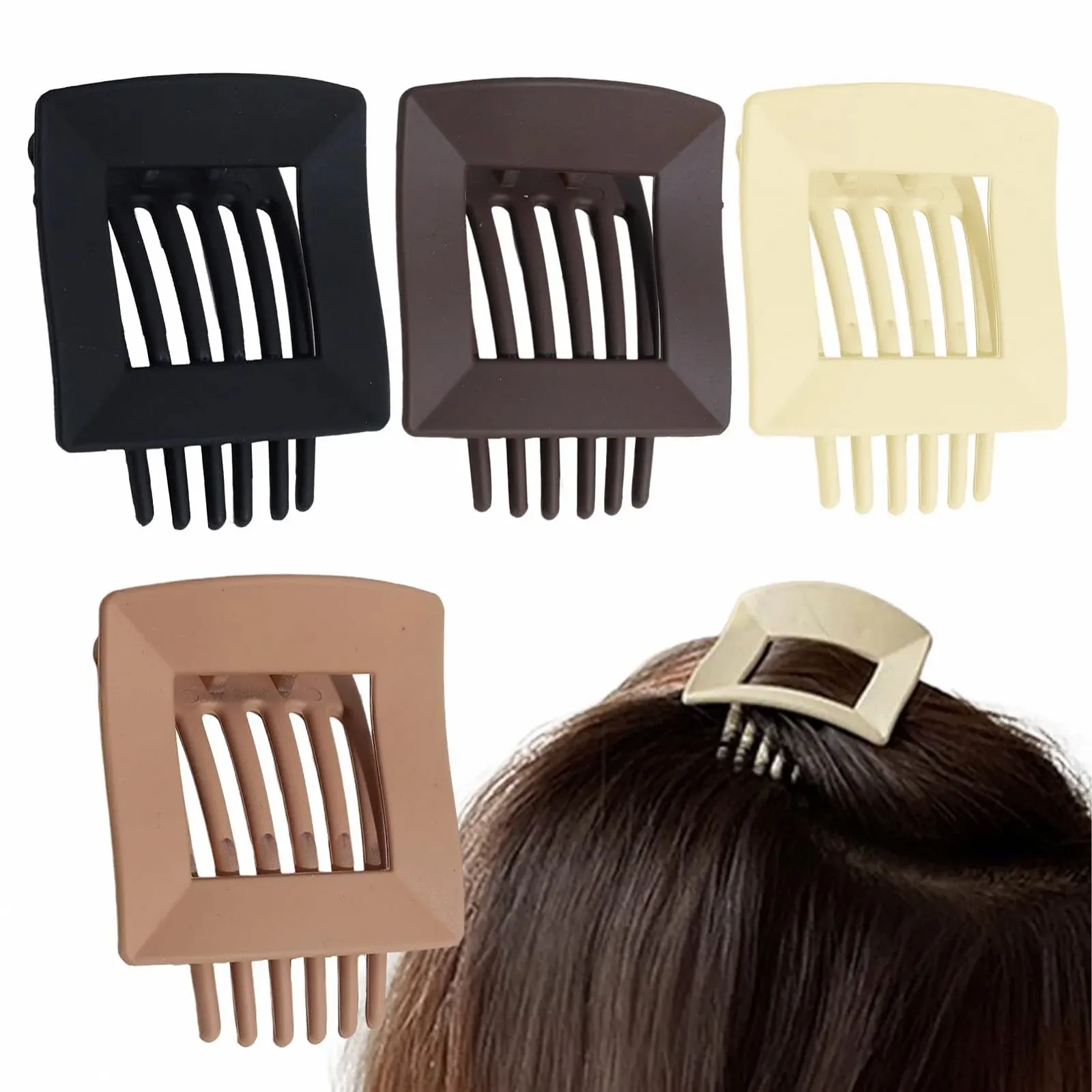 Плоские Заколки для Волос ABS Материал Матовый, фото №7 Плоские Заколки для Волос ABS Материал Матовый, фото №7