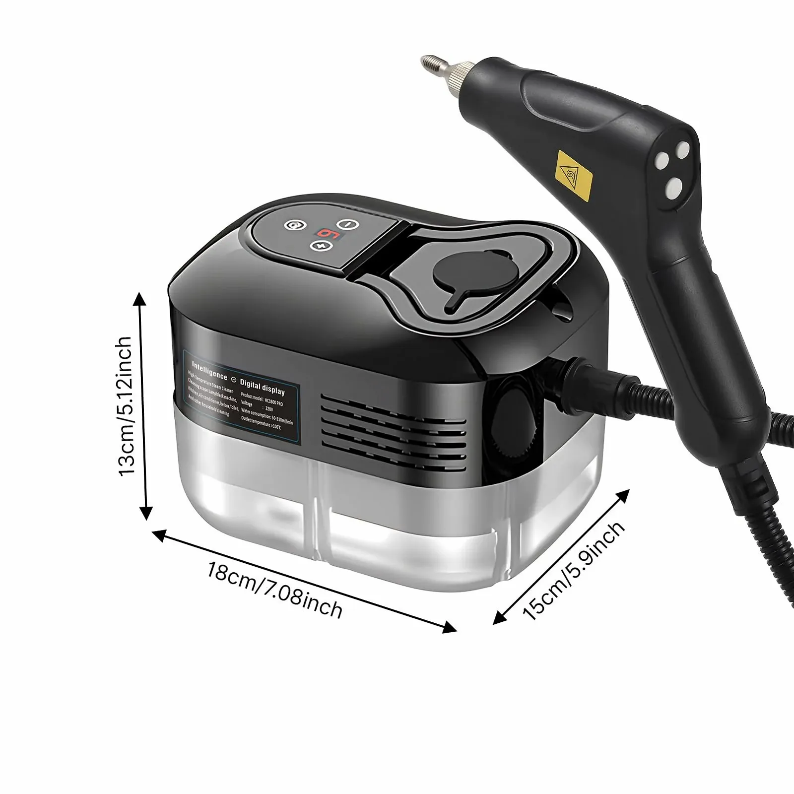 Ручний пароочисник Irishom 1500 Вт 1200 мл, фото №6