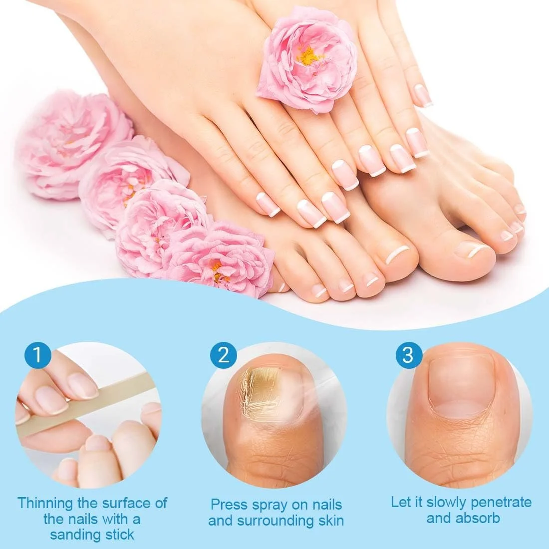 Спрей для догляду за ногами та нігтями 100 мл, фото №4