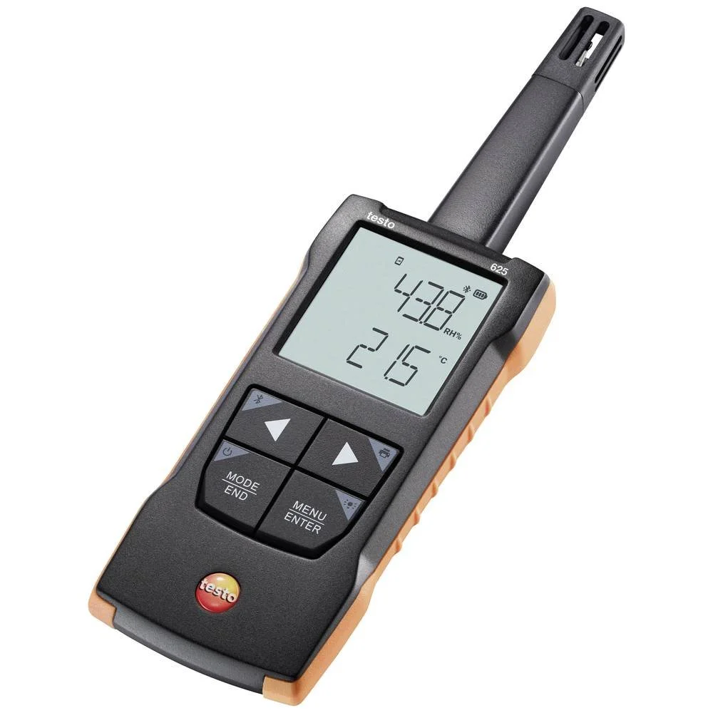 Термогигрометр Testo 625 с приложением Черно-оранжевый, фото №2