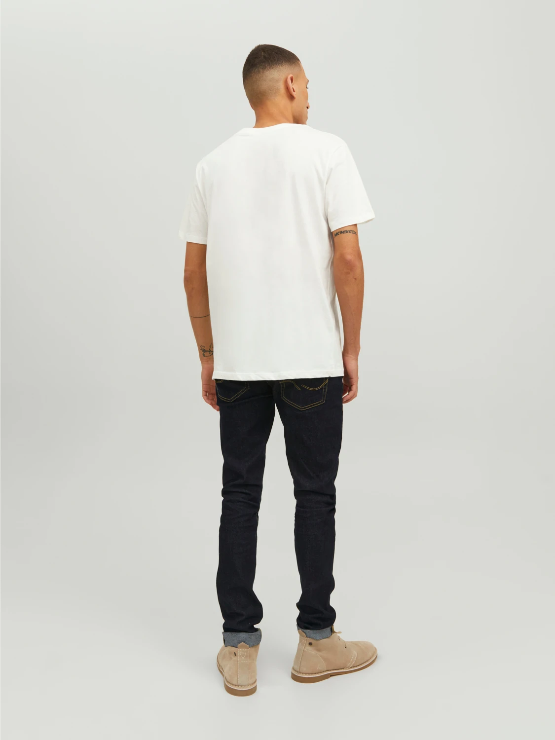 Футболка Jack&Jones JJEJEANS TEE SS O-NECK NOOS 22/23 12210949 Белый XL, фото №2