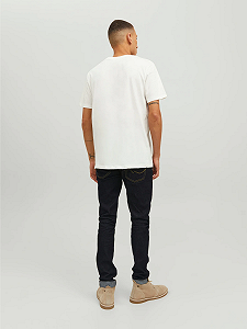 Футболка Jack&Jones JJEJEANS TEE SS O-NECK NOOS 22/23 12210949 Белый XL synthetic.ua - Фото 1
