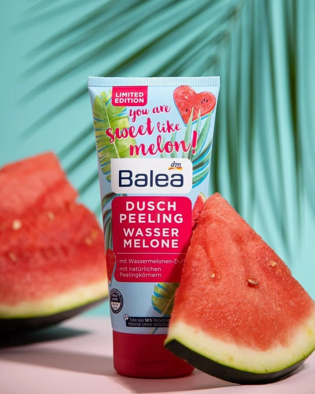 Набір для догляду за тілом Balea Hawaiian Dream Гель для душу з літнім ароматом кокоса (300 мл) + Скраб для душу Кавун (200 мл), 500 мл, фото №3