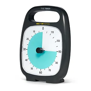 Визуальный таймер TIME TIMER PLUS 120 минут Make Time Edition Черный - Фото 1