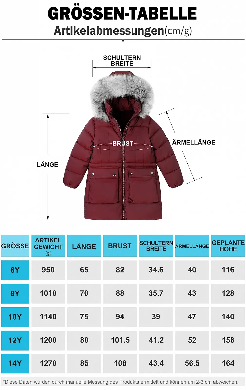 Пухова зимова куртка для дівчаток maoo garden, утеплена штучним пухом, фото №7 Пухова зимова куртка для дівчаток maoo garden, утеплена штучним пухом, фото №7