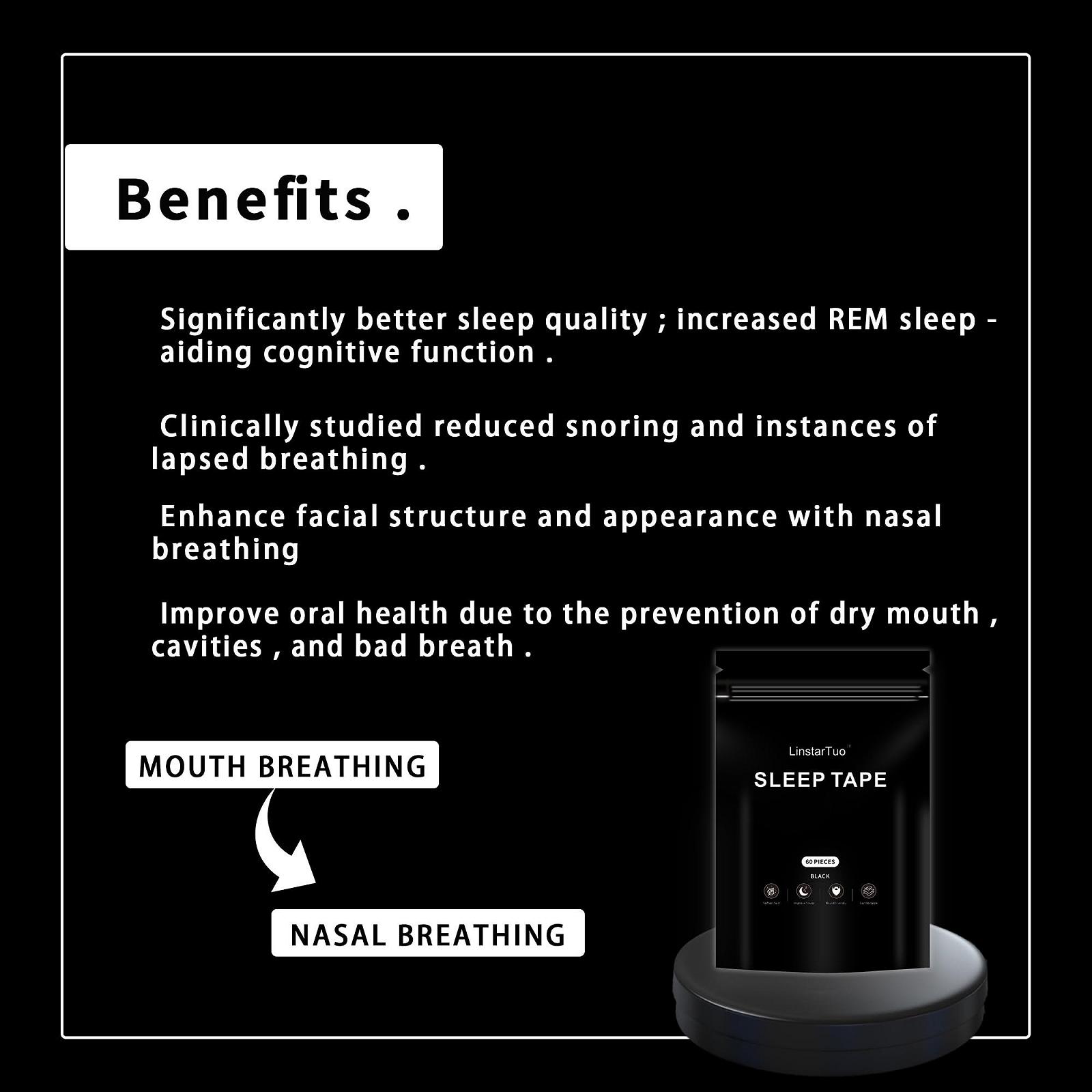 Лента для рта большого размера для сна (запас на 60 дней, 9*5 см), фото №6