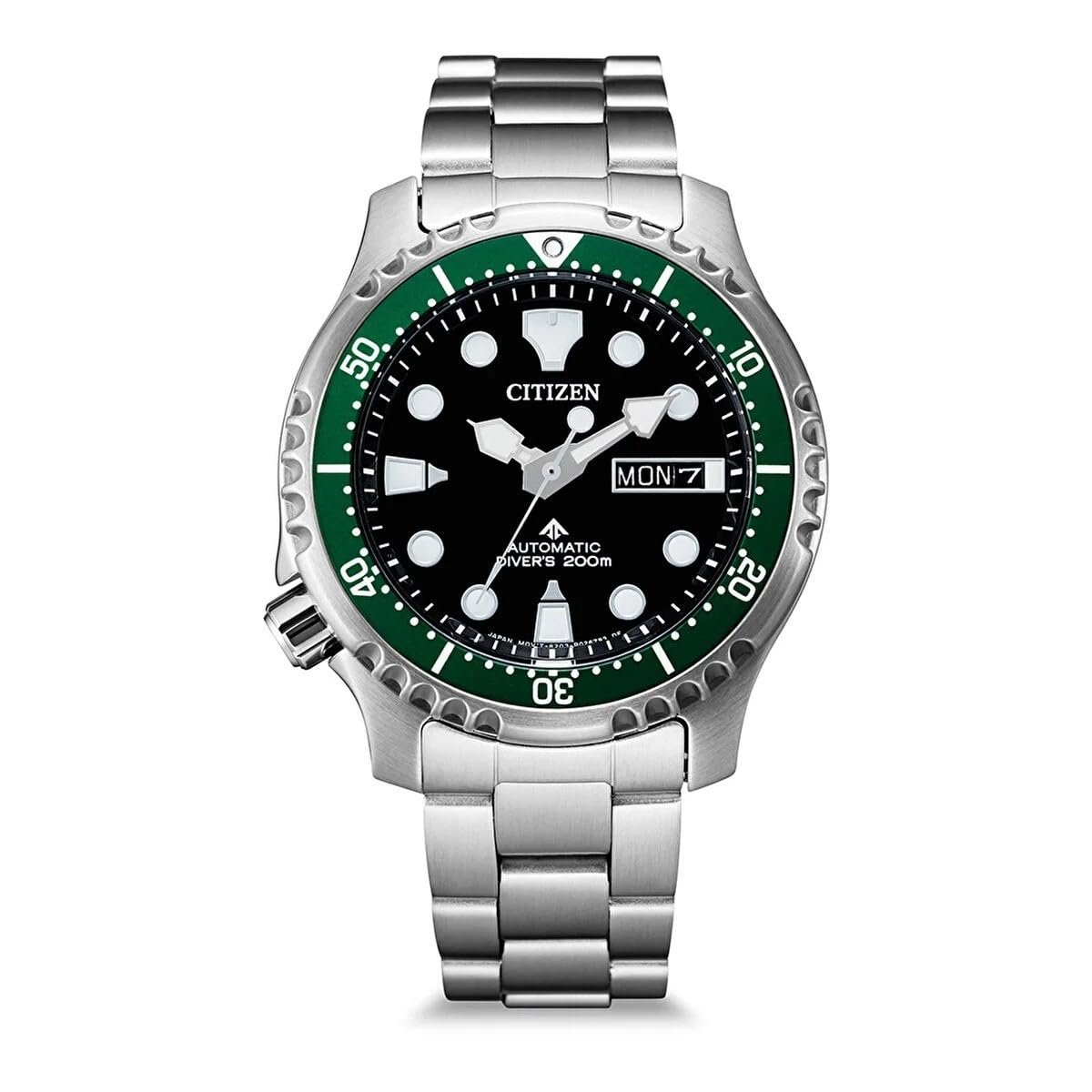 Годинник Citizen NY0084-89EE Чоловічий Аналоговий Автоматичний Нержавіюча сталь Срібний Спортивний, фото №1