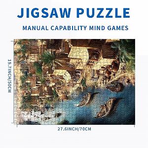 Пазл Ancient Egyptian Village Adobe Construction Scene 1000 элементов 70 x 50 см synthetic.ua - Фото 1