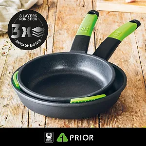 Сковорідка-вок Bra Prior 26 см, чорна synthetic.ua - Фото 1