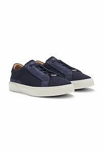 Кросівки BOSS Gary Tenn Gary Lowtop з дихаючим трикотажним верхом synthetic.ua - Фото 1