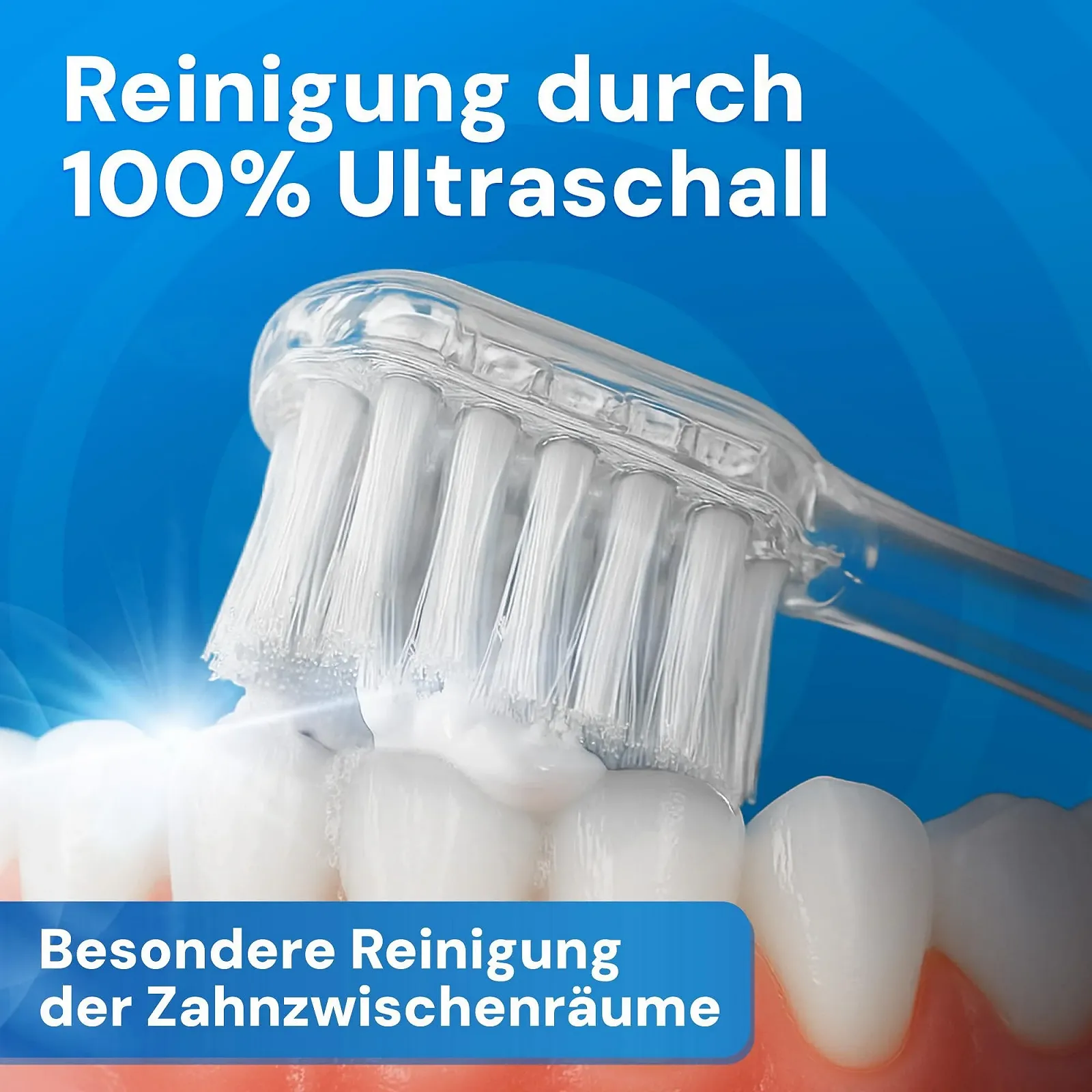 Ультразвуковая зубная щетка emmi-dent Slim 96 млн вибраций/мин 3 режима с зарядной станцией, фото №4